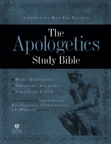 Apologetics Study Bible, Black Genuine Leather Indexed