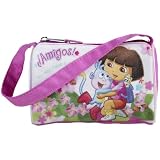 Dora The Explorer Girls White Ruffle Handle Handbag