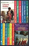 Harlequin Intrigue Christmas set (14 books) : Crimson Holiday ~ Santa Claus Is Coming ~ Crimson Nightmare ~ Ill Be Home for Christmas ~ Bearing Gifts ~ White Wedding ~ Night Before Christmas ~ Baby in My Arms ~ Undercover Christmas ~ Their Only Child ~ Better Watch out ~ Dear Santa ~ Best-Kept Secret ~ Maverick Christmas