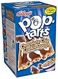 Kellogg's Pop-Tarts Chocolate Chip Cookie Dough,  8-Count Boxes (Pack of 12)