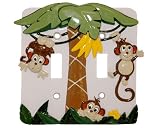 Monkey Business Jungle Double Switchplate Cover