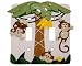 Tools & Hardware : Monkey Business Jungle Double Switchplate Cover