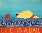 Life is a Ball - Yellow Labrador