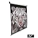Elite Screens Manual Pull Down Projection Screen, 4:3 Aspect Ratio-84in (Matte White)