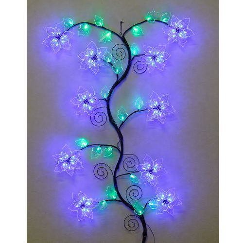 LEDポインセチアアラベスク(ブルー)