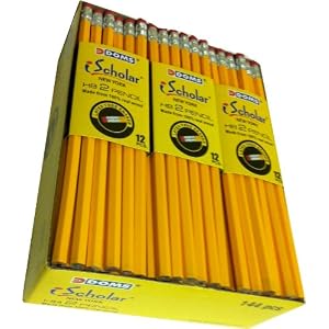 iScholar Gross Pack #2 Yellow Pencils, 144 Count (33144)