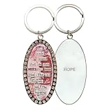 Sally Jean Only Just the Beginning Key Ring