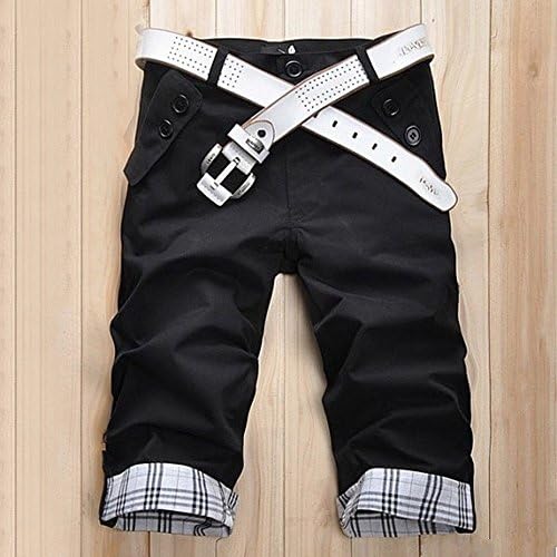 Hot Sale Mens Leisure Fashion Short Trousers Man's Shorts (L, Black)