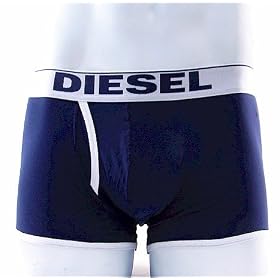 Diesel Men's Boxer Briefs New Breddox Navy Blue