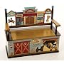 Levels Of Discovery Wild West Bench Seat with Storage Multi-Color
