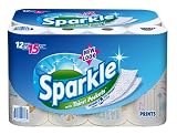 Sparkle Paper Towels Large Rolls Print (12 Rolls) (Packaging May Vary) $9.19 at Amazon