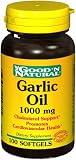 Garlic Oil 1000mg - Promotes Cardiovascular Health, 100 softgels,(Good N' Natural)