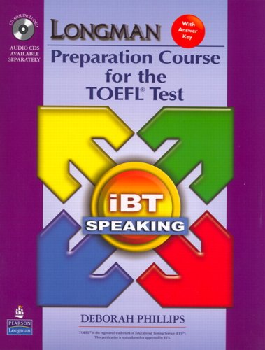 Cover image : Longman Preparation Course for the TOEFL® Test: iBT Speaking (with CD-ROM, 3 Audio CDs, and Answer Key) (2nd Edition)