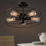 Electro_BP; Vintage Style Metal Art Ceiling Light Max 300W With 5 Lights Painted Finish