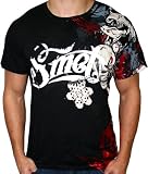 SMET by Christian Audigier Ed Hardy Mens Short Sleeve Graphic Tattoo Shirt Tee Top