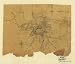 Union and Confederate works astride the Dallas and Marietta Road near Pine Hill, Georgia, June 1864. (Civil War Map Reprint measured in inches 36 x 31)