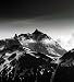 B&W of Mount Shuksan in Washington's Northern Cascades - Compelling 16x20 Photographic Print by Brendan Reals