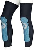 SixSixOne Rhythm Knee Soft Shell Pad (Black/Cyan, Medium)