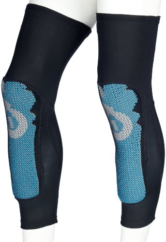 SIXSIXONE Knie-/Schienbeinprotektor Rhythm, schwarz/cyan, L, 6816-35-053 Preisvergleich
