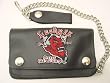 Lucky 13 Grease Gas & Glory Red Devil Leather Chain Wallet