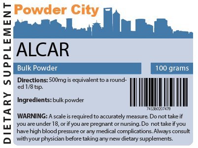 Acetyl L-Carnitine (ALCAR) (100 Grams)