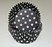 Black Polka Dot Cupcake Liners STD 50 count