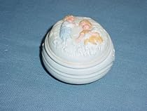 Avon 1985 Golden Dreams Porcelain Music Box