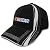 NASCAR White Stripe Black Baseball Hat