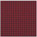 Durable Flat Weave 100% Cotton Red Plaid Tablecloth 54x90 Inches