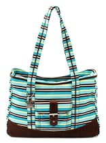 Week-Ender Bag - Chameleon Stripes Blue
