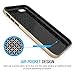 iPhone 6S Case, Maxboost [Vibrance Designer Series] Optimal Protective Case Cover for iPhone 6 / iPhone 6S (4.7 Inch) with Gold Frame - Angular Rain