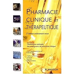 *ô-ô* Pharmacie clinique et thérapeutique *ô-ô* *ô-ô* Pharmacie clinique et thérapeutique *ô-ô*
