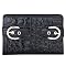 Merona Croco Double Buckle Small Open Clutch - Black