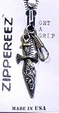 Zippereez Zipper Pull/Necklace Pendant ~ Dragon Dagger ~ Appx 1