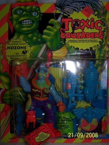 Toxic Crusaders Nozone the Huge-honkered Hero! With Toxic Nose Blowin' Action 1991 by PKLAYMATES