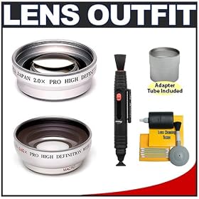 2x Digital Telephoto and 0.45x Digital Wide Angle Macro Professional Series Lens (52mm) +... by Cameta