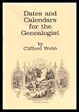 Dates and calendars for the genealogist