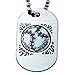 Phil 413 Baseball Mini Dog Tag Necklace I Can Do All Things Through Christ