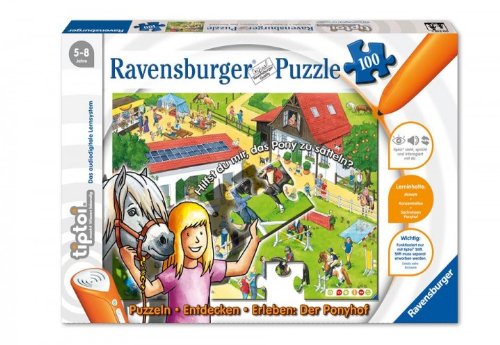 Ravensburger 005185 tiptoi Puzzle Ponyhof