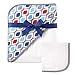 Hudson Baby Unisex Baby Cotton Hooded Towel and Washcloth, Net, One Size