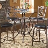 Largo Exclaim 5 Piece Counter Height Dining Set