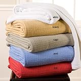 100% Cotton Basketweave Blanket
