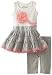 Kenneth Cole Baby-girls Infant Top And Capri Pant, Gray, 12 Months