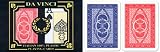 12 sets (24 decks) Da Vinci Ruote, Italian 100% Plastic Playing Cards, Bridge Size Jumbo Index