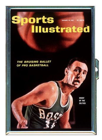 ID CREDIT CARD HOLDER OR CIGARETTE CASE: Bob Cousy Boston Celtics By Penny Silver