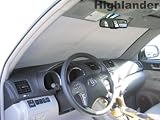 TOYOTA HIGHLANDER/HIGHLANDER HYBRID 2008-09 Heatshield Custom-fit Sunshade