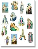 Our Lady of Fatima, Lourdes, Guadalupe, Saint Teresa and More Catholic Religious Magnets Lot Total 14 Different