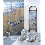 At the Beach - Fabric Shower Curtain
