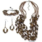 3-Piece Tiger's-Eye Nugget Set