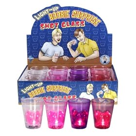 Pipedream Products Boobie Light-up Shot Glass, Multi (Pack of 12)